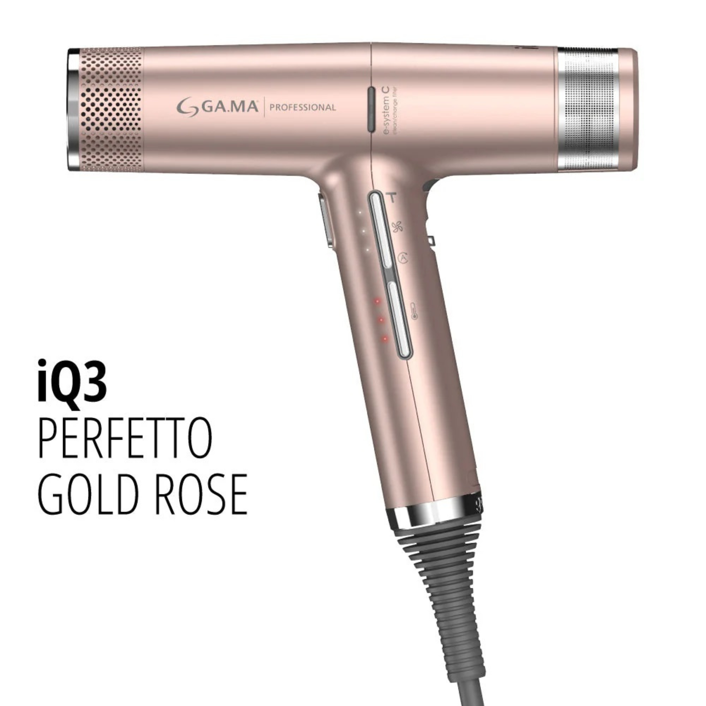 Професионален сешоар Ga.Ma IQ 3 PERFETTO Gold Rose