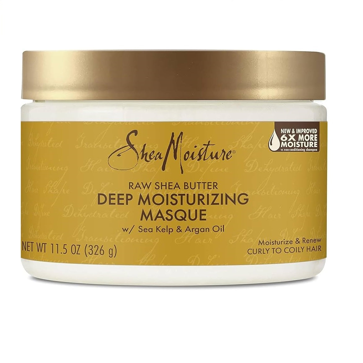 Дълбоко овлажняваща маска за къдрава коса Shea Moisture RAW SHEA BUTTER Deep Treatment 326 ml