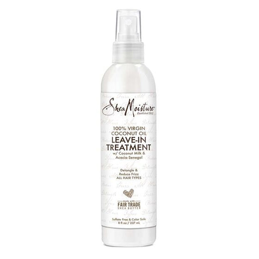 Подхранващо мляко без изплакване Shea Moisture 100 % Virgin Coconut Leave-In 237 мл