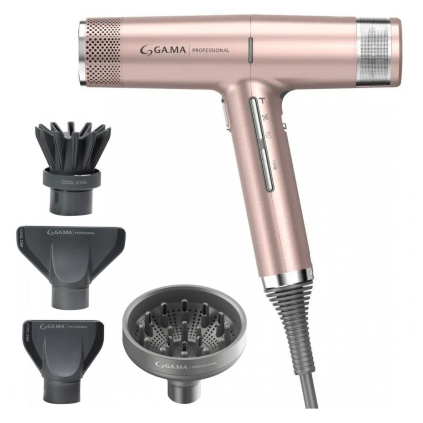 Професионален сешоар Ga.Ma IQ 2 PERFETTO Gold Rose