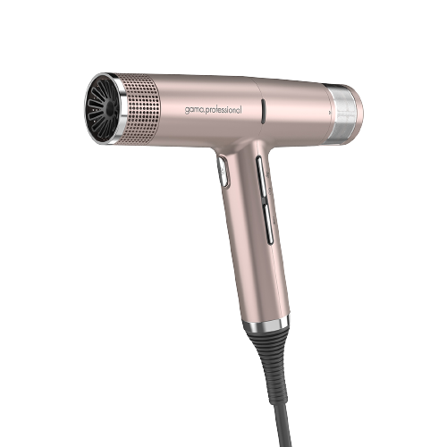 Най-лекият професионален сешоар GA.MA Professional IQ PERFETTO 1.1 Gold Rose