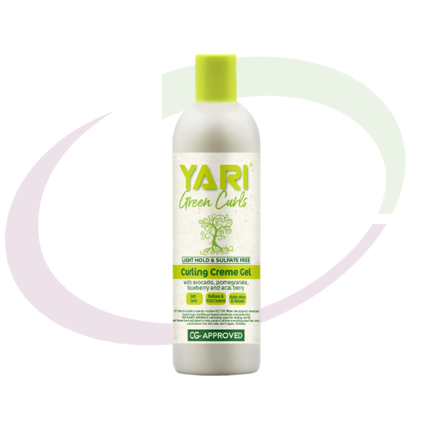 Крем гел за дефиниране на къдрици Yari Green Curls Light Creme Gel 355 ml