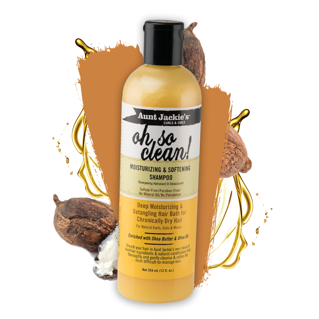 Безсулфатен овлажняващ  и почистващ  шампоан Aunt Jackie's Oh So Clean 355 мл