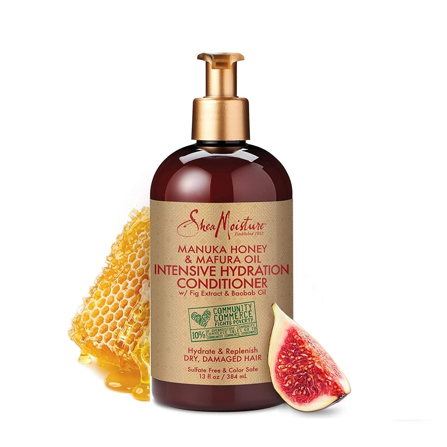 Интензивен хидратиращ балсам за сухи къдрави коси Shea Moisture Manuka Honey & Mafura Oil 384 мл
