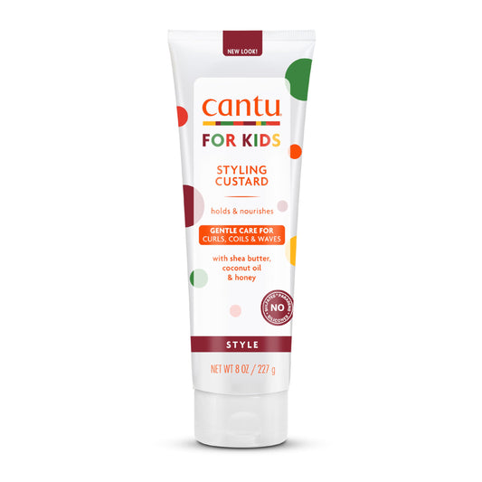 Къстард гел за оформяне дефиниция и контрол на къдрава детска коса Cantu Kids Styling Custard