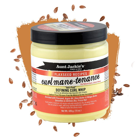Дефиниращ крем за къдрици AUNT JACKIE'S Flaxseed Recipes Defining curl whip 426 ml