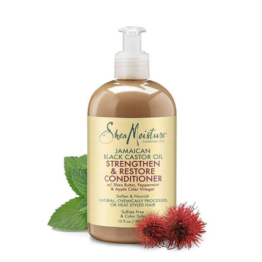 Възстановяващ балсам за химически третирани и увредени коси Shea Moisture Jamaican Black Castor Oil  Conditioner  384 мл