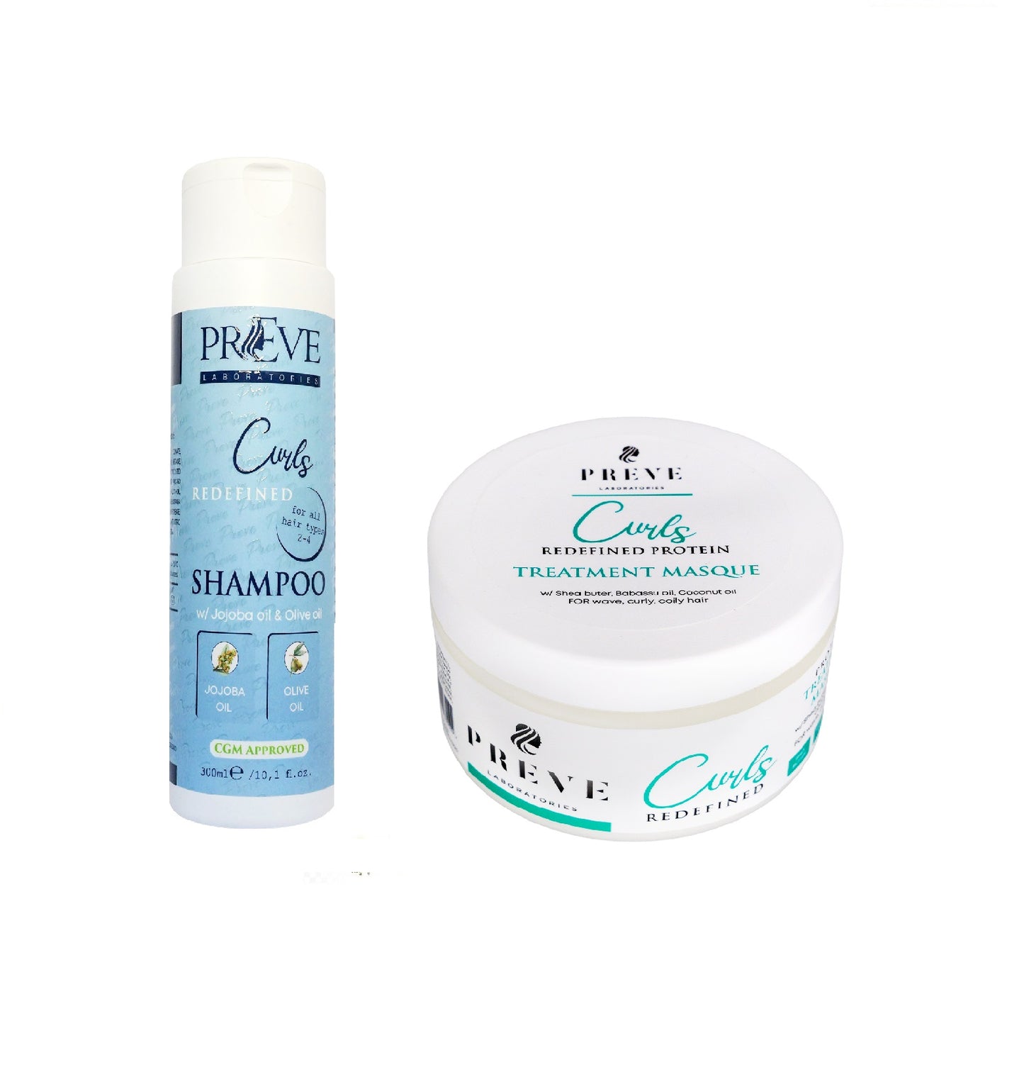 Подхранващ комплект за чуплива и къдрава коса Preve Laboratories Curls Redefined