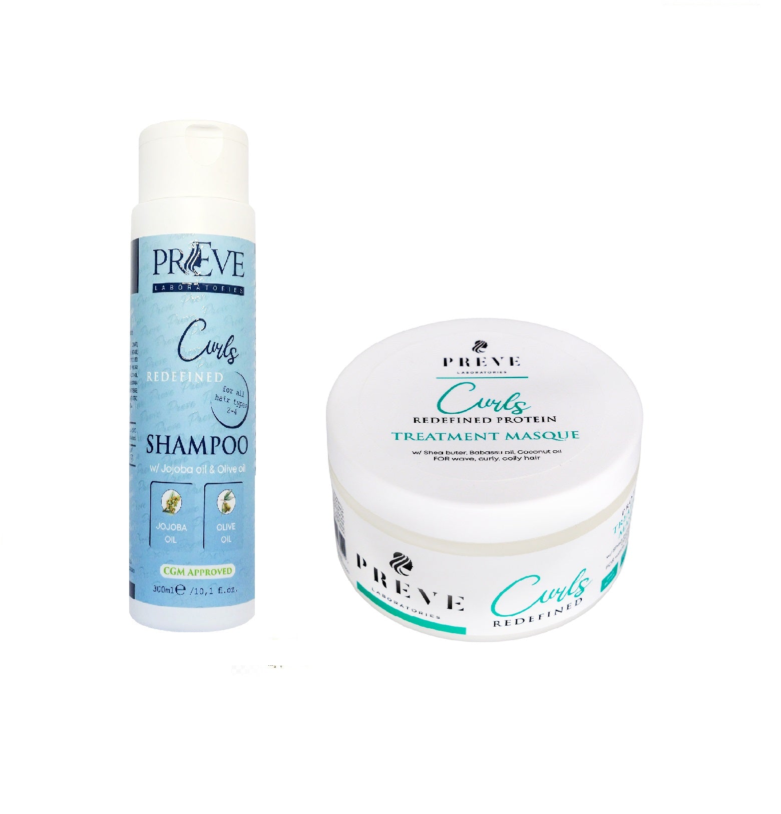 Подхранващ комплект за чуплива и къдрава коса Preve Laboratories Curls Redefined