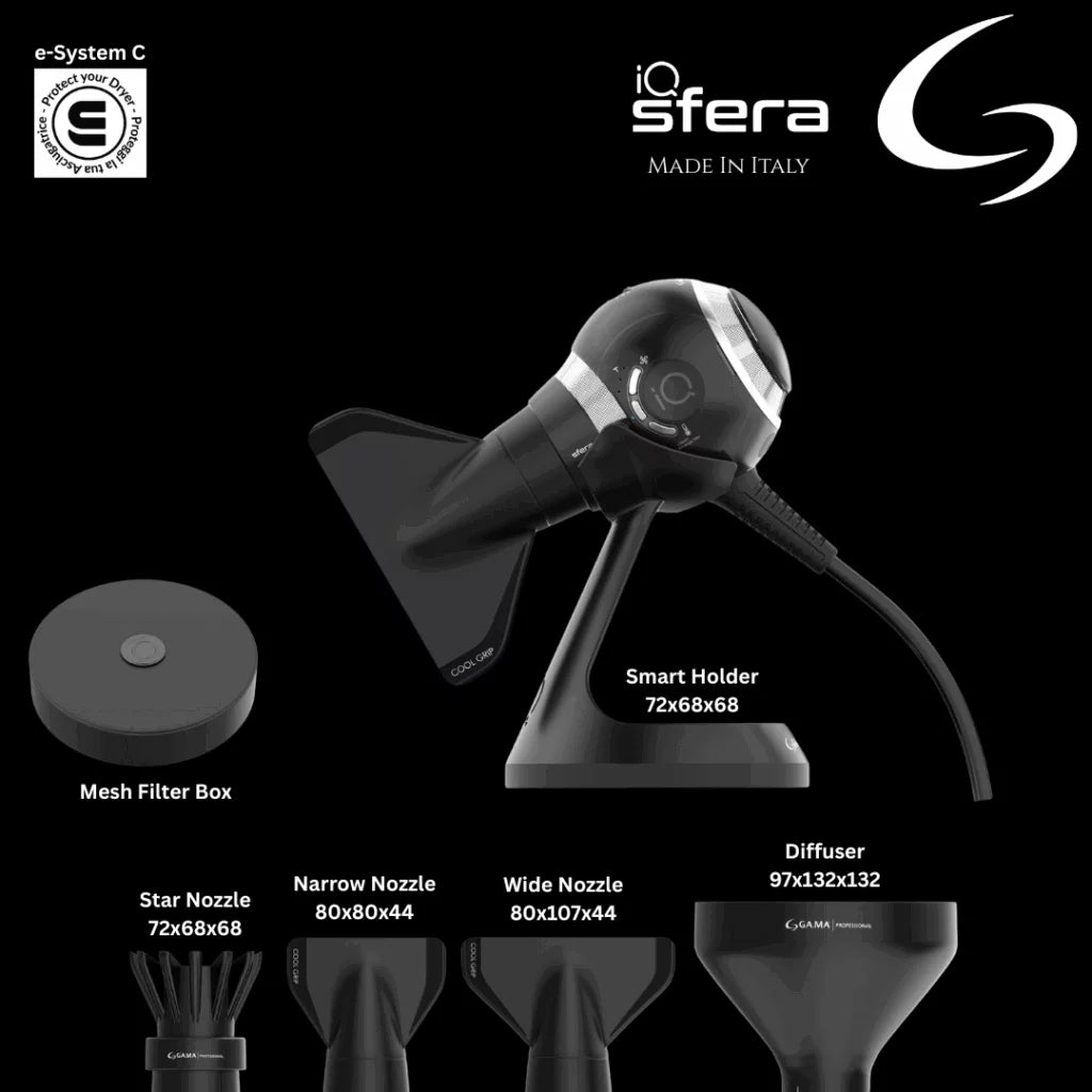 Професионален сешоар Ga.Ma iQ Sfera 1600 W