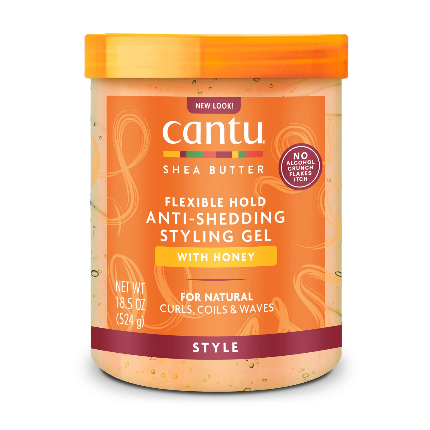 Стилизиращ гел за къдрици Cantu Anti-Shedding Styling Gel with Honey  524 мл