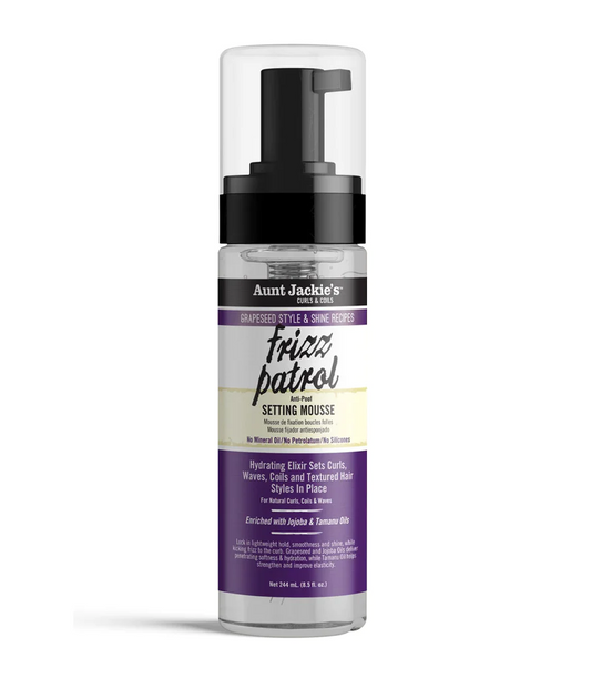 Мус за къдрици  Aunt Jackie's Frizz Patrol Twist & Curl Setting Mousse, 244ml мл