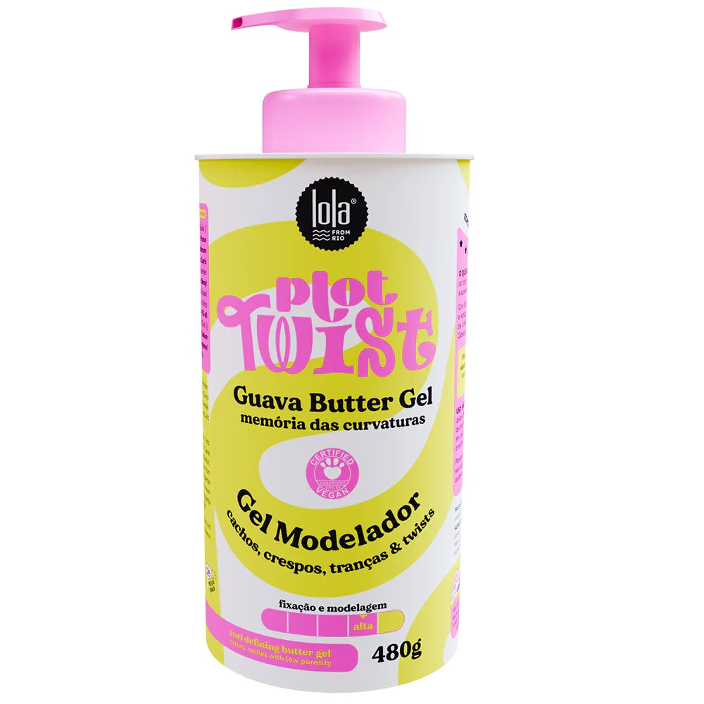 Гел-крем за стилизиране на къдрици Lola Plot Twist Guava Butter Gel  480 ml