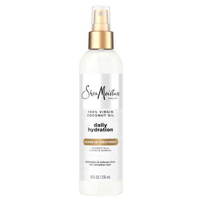 Подхранващо мляко без изплакване Shea Moisture 100 % Virgin Coconut Leave-In 237 мл