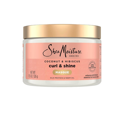 Овлажняваща  маска за гъсти къдрави коси Shea Moisture COCONUT & HIBISCUS  326 мл