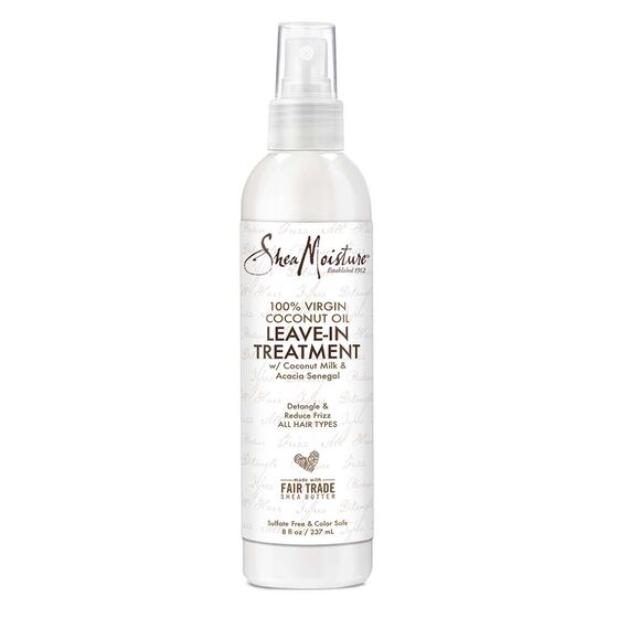 Подхранващо мляко без изплакване Shea Moisture 100 % Virgin Coconut Leave-In 237 мл