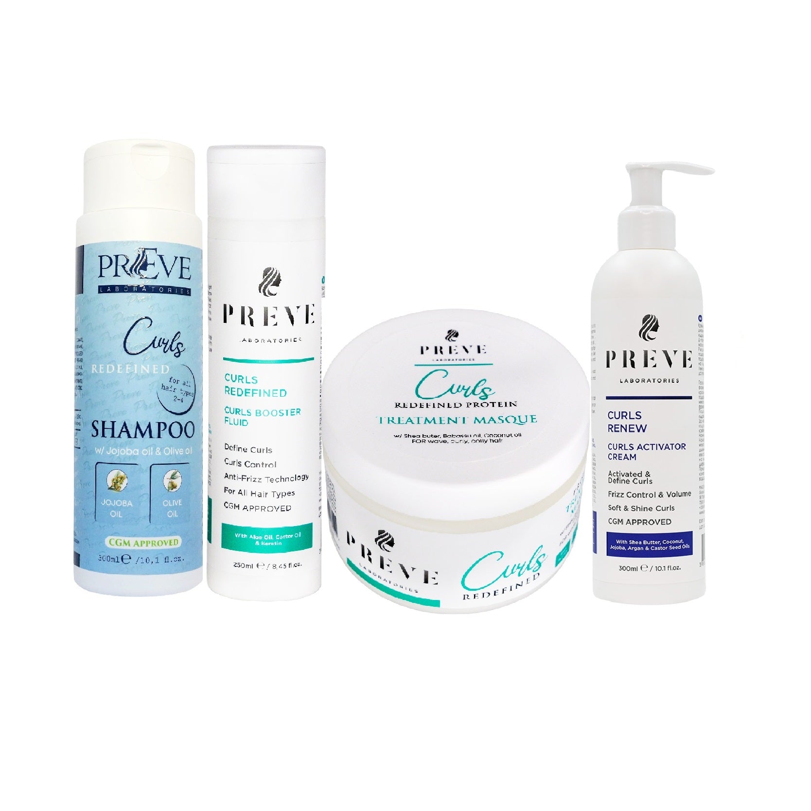 Комплект за къдрици 4 продукта Preve Laboratories Curly Box