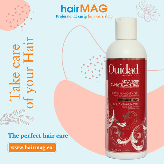 Гел за чуплива и къдрава коса с силно задържане Ouidad Advanced Climate Control® Heat & Humidity Strong Gel