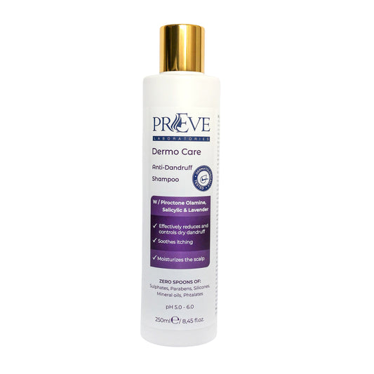 Терапевтичен безсулфатен шампоан при сух пърхот  Preve Laboratories Dermo Care 250 ml