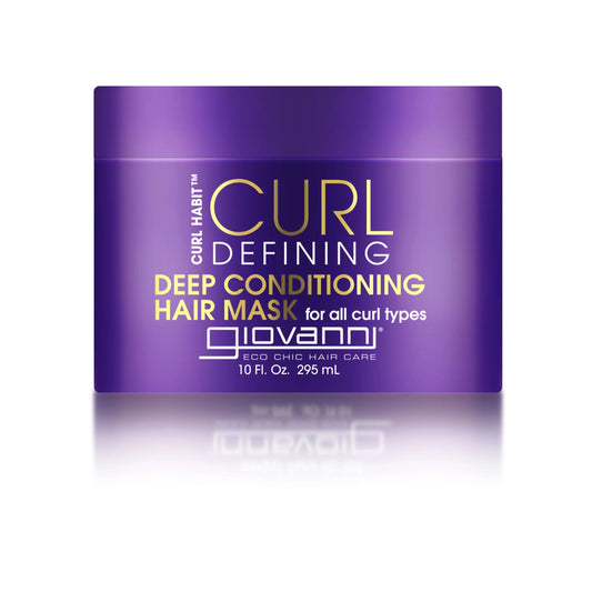 Дълбоко овлажняваща маска за къдрава коса Giovanni Curl Habit Defining Deep Conditioning  Mask  295 мл