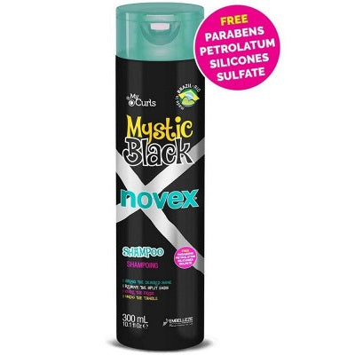 Хидратиращ шампоан за чупливи и къдрави коси Novex Mystic Black Hair 300 мл