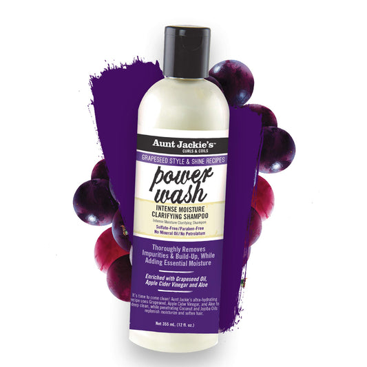 Дълбоко почистващ шампоан  Aunt Jackie's  Power Wash 355 ml