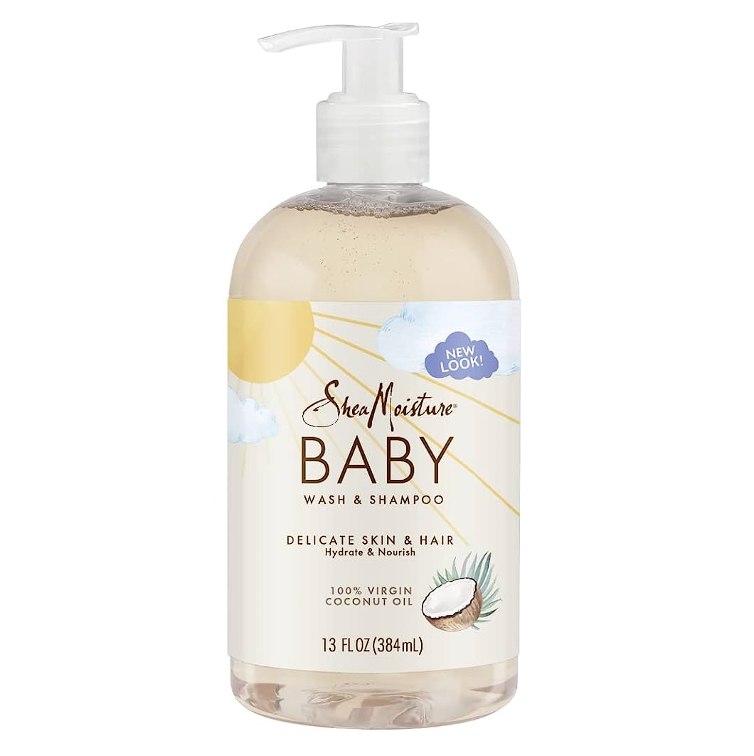 Бебешки шампоан за коса и тяло Shea Moisture 100% Virgin Coconut Oil Baby Wash & Shampoo