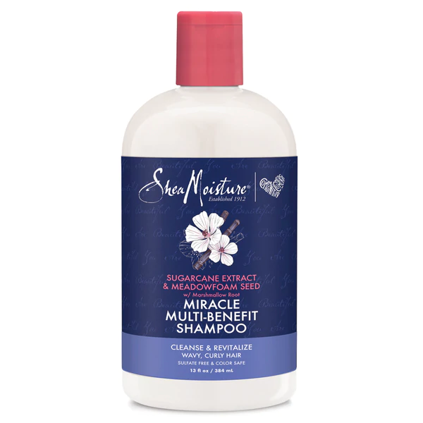 Shea Moisture Miracle Почистващ и овлажняващ шампоан за чуплива и къдрава коса