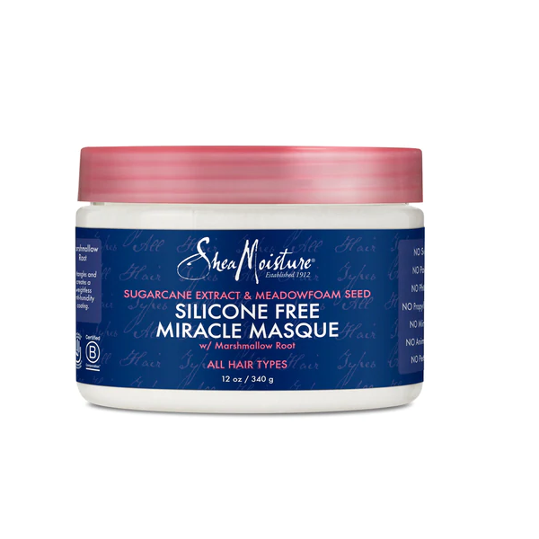 Подхранваща маска без силикони за всички типове коса Shea Moisture Miracle masque Silicone free 340 мл