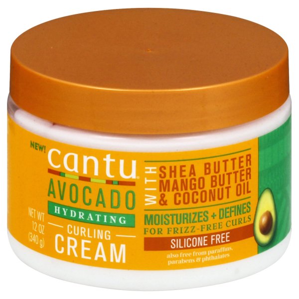 Хидратиращ крем за къдрици с Авокадо CANTU Avocado Hydrating Curling Cream 340 мл