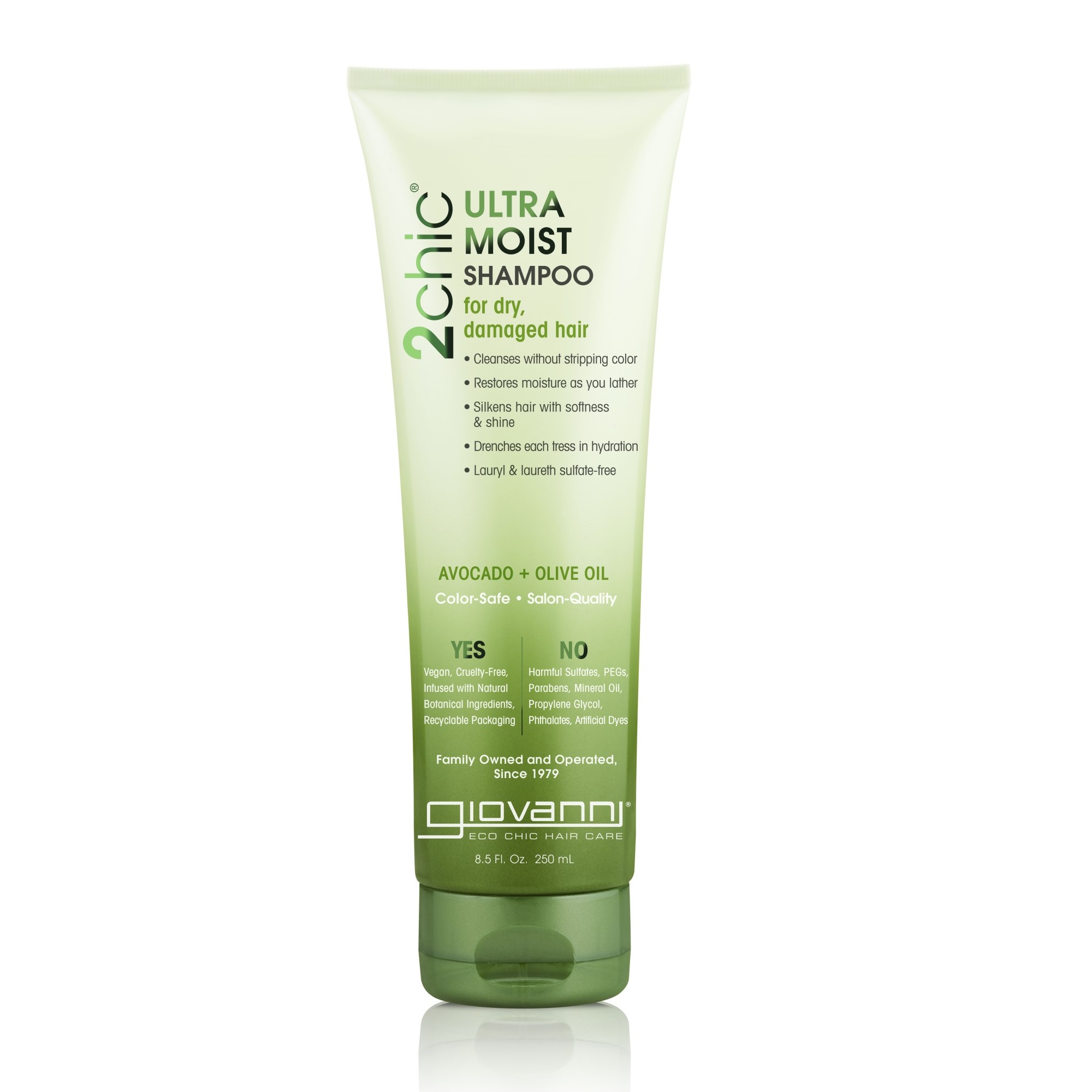 Ултра овлажняващ шампоан Giovanni 2Chic Ultra Moist Avocado 250 ml